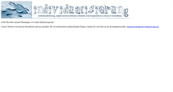 Desktop Screenshot of individualisierung.org