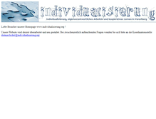Tablet Screenshot of individualisierung.org